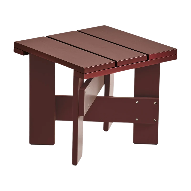 Table basse d'extérieur en pin Iron red Crate - Hay