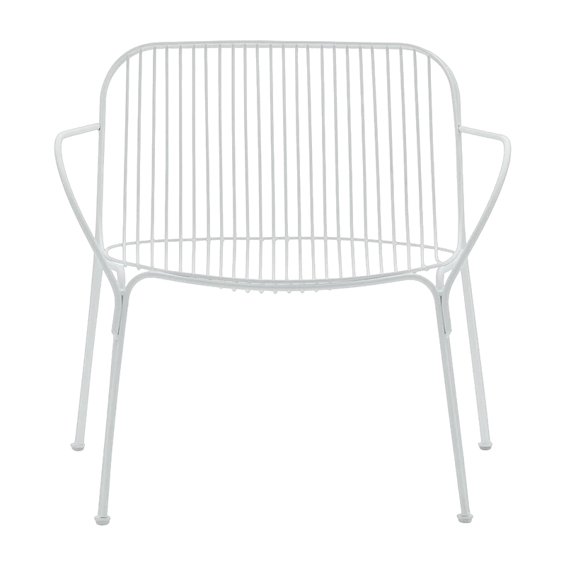 Fauteuil de jardin en acier blanc Hiray - Kartell