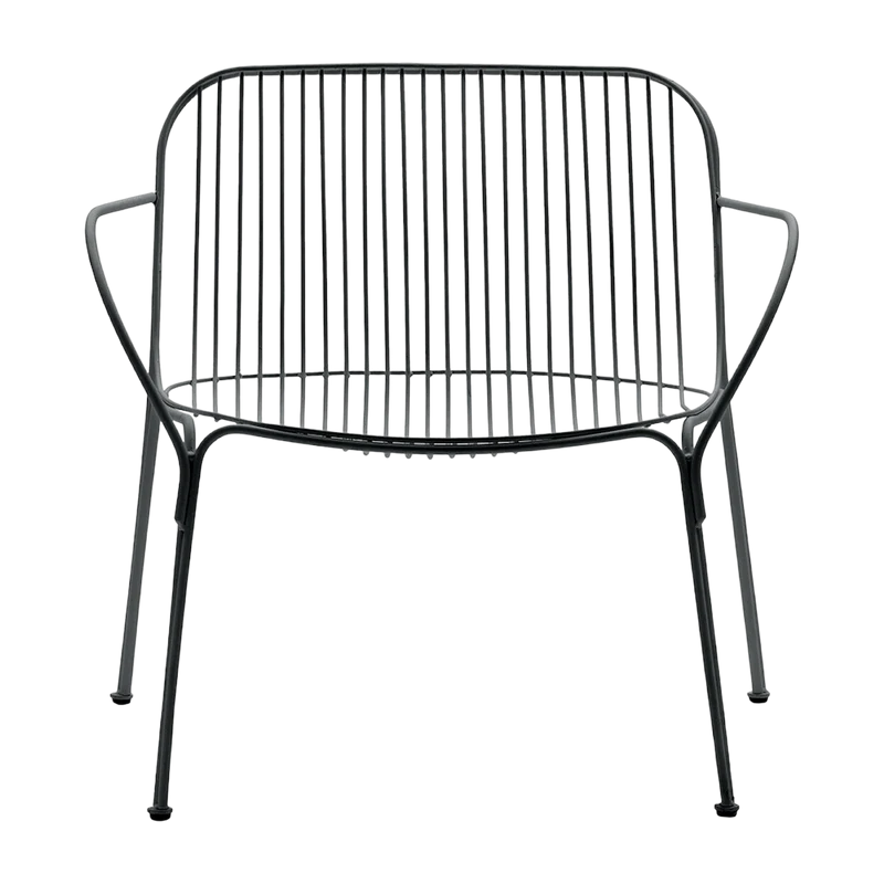 Fauteuil de jardin en acier noir Hiray - Kartell