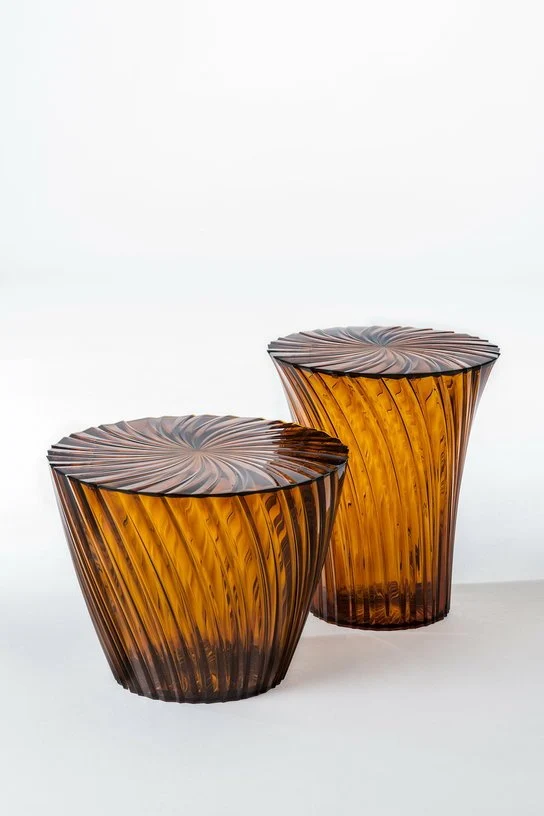 Table d'appoint marron 35 cm Sparkle - Kartell