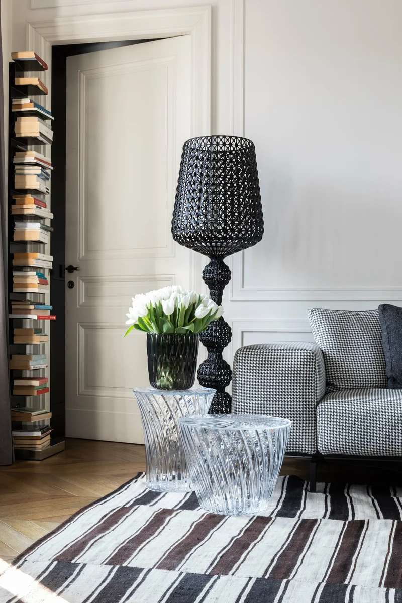 Table d'appoint marron 35 cm Sparkle - Kartell