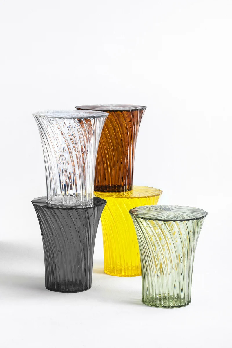 Table d'appoint marron 44 cm Sparkle - Kartell