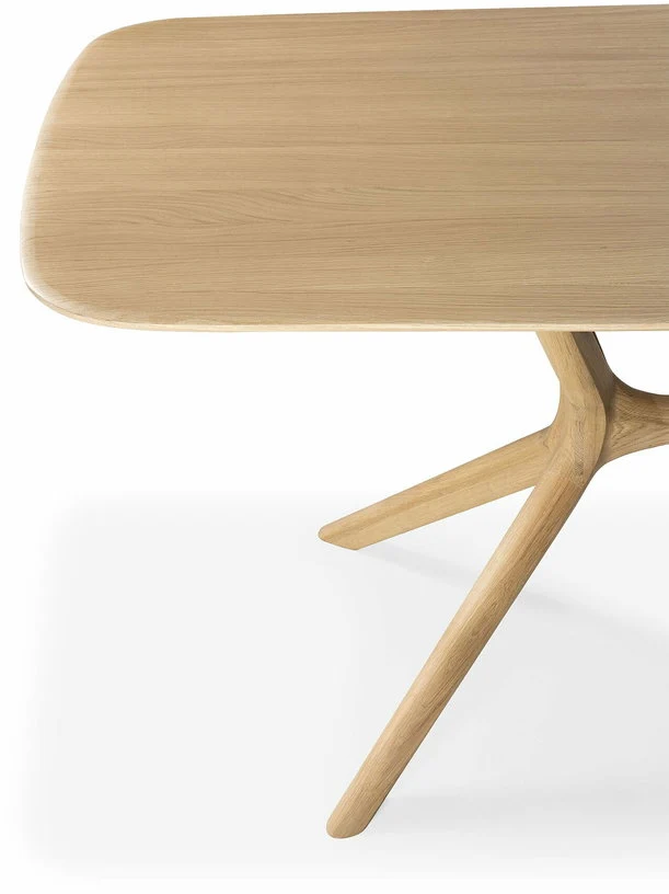 Table rectangulaire en chêne huilé 224 x 100 x 76 cm - Ethnicraft Accessories