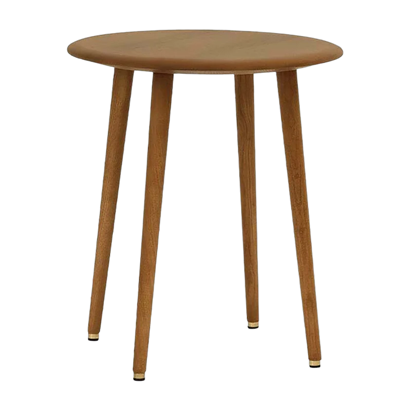 Table basse ronde en frêne foncé 55 cm Fox - 366 Concept