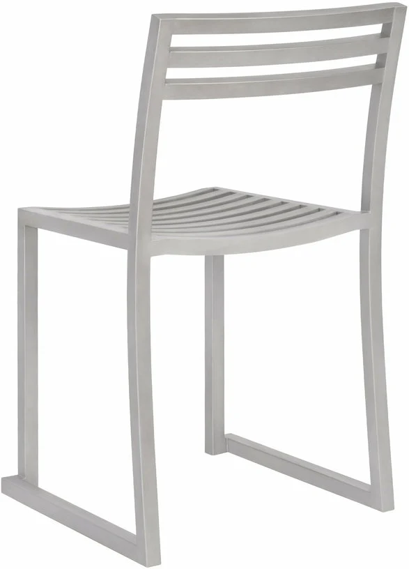 Chaise en acier inoxydable mat Chop - Hem