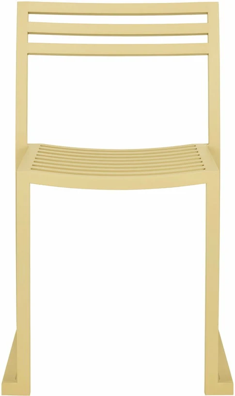 2 Chaises en acier beige mat Chop - Hem