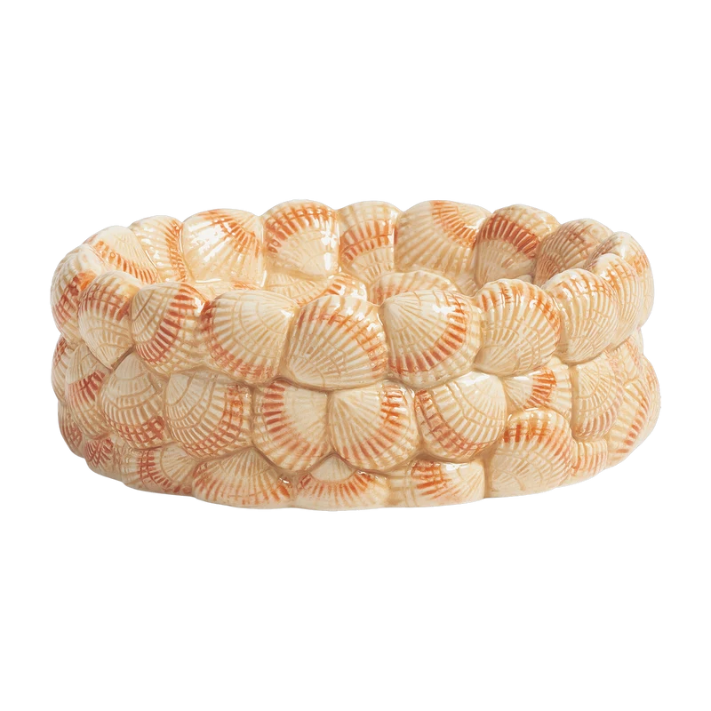 Bol en dolomite orange 16 cm Cockle - &Klevering