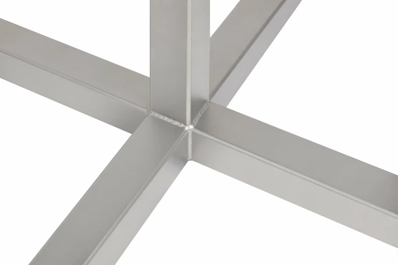 Table ronde en acier inoxydable et stratifée Chop - Hem