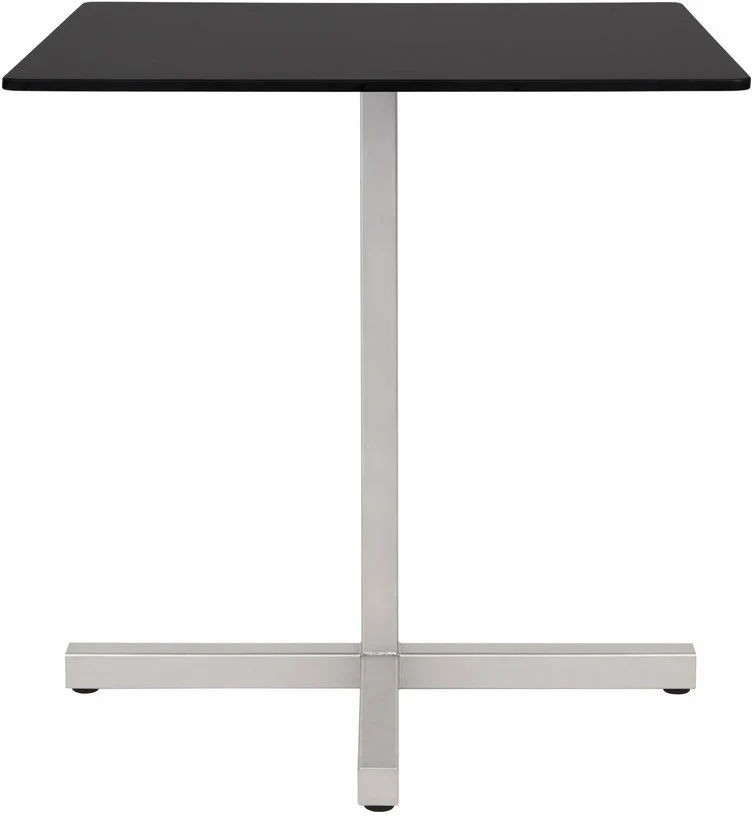 Table carrée en acier inoxydable et stratifée Chop - Hem