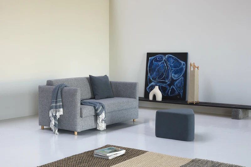 Canapé-lit 2 places gris granite Olan - Innovation Living