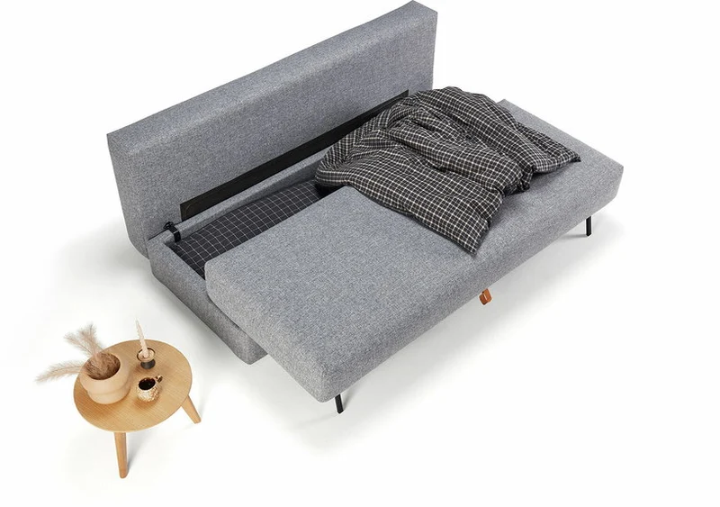 Canapé-lit 2 places gris granite Osvald - Innovation Living
