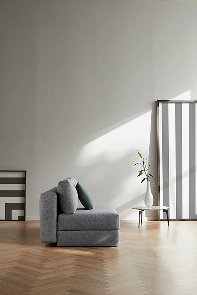 Canapé-lit 2 places gris granite Osvald - Innovation Living