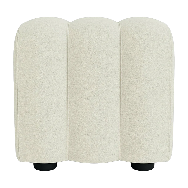 Pouf en tissu barnum bouclé 24 Studio - NORR11