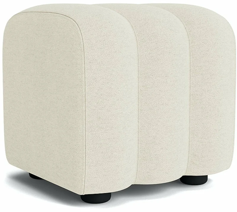 Pouf en tissu barnum bouclé 24 Studio - NORR11