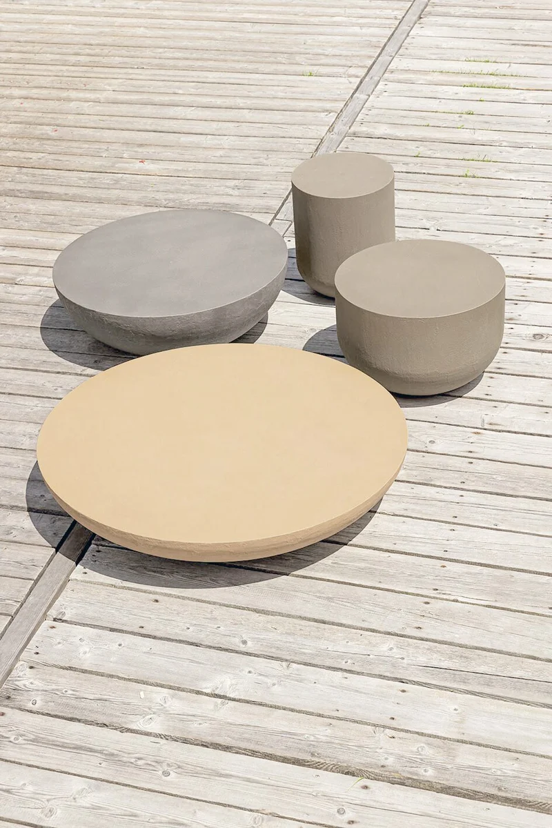 Table basse en argile ombra Heiko 43 - Gervasoni