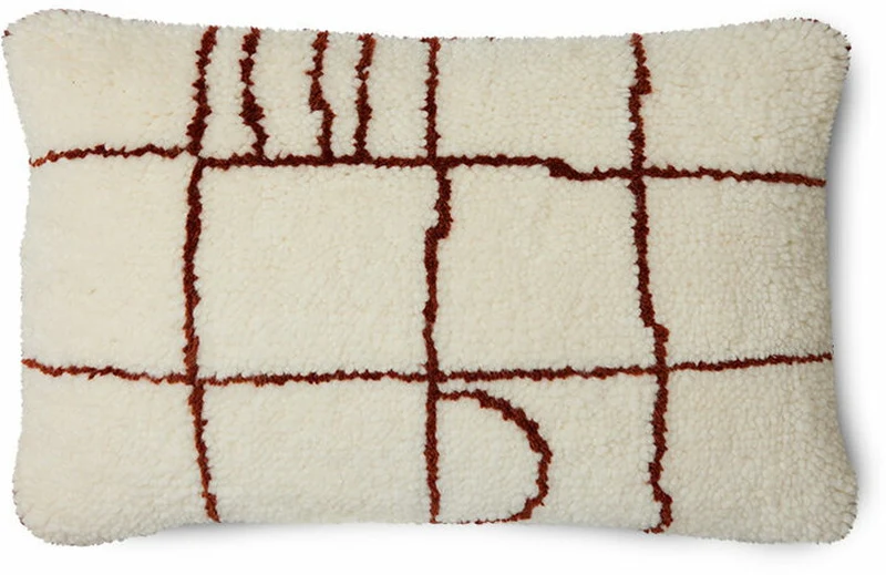 Coussin en laine double face 60 x 40 cm Easy - HKliving