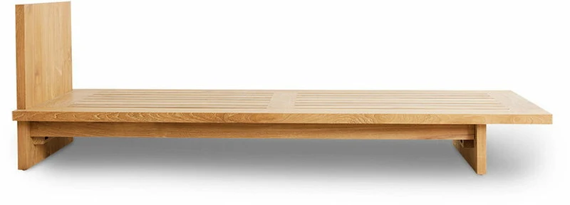 Banquette d'extérieur Teck Naturel - HKLIVING
