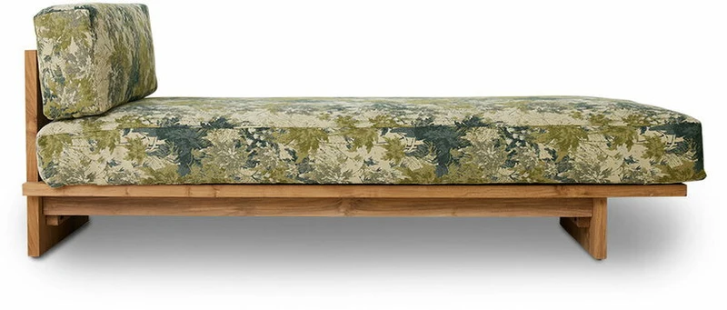 Banquette d'extérieur Teck Botanique - HKLIVING