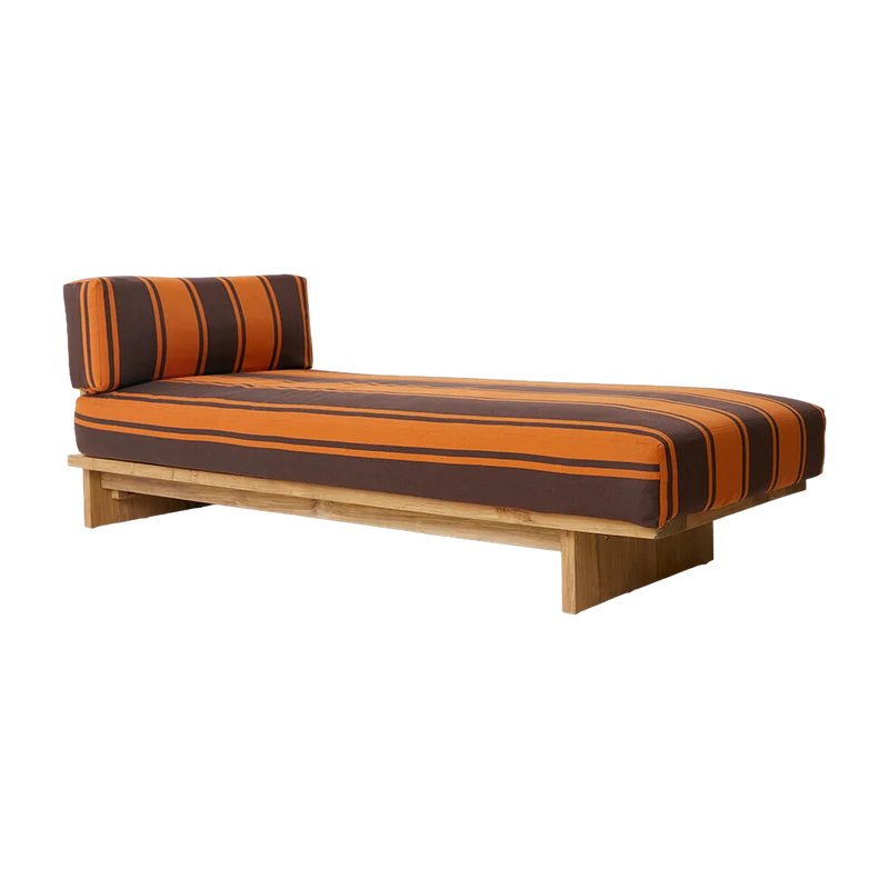 Banquette d'extérieur Teck Retro - HKLIVING