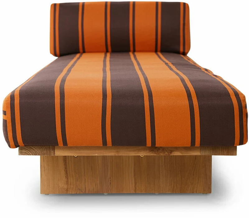 Banquette d'extérieur Teck Retro - HKLIVING