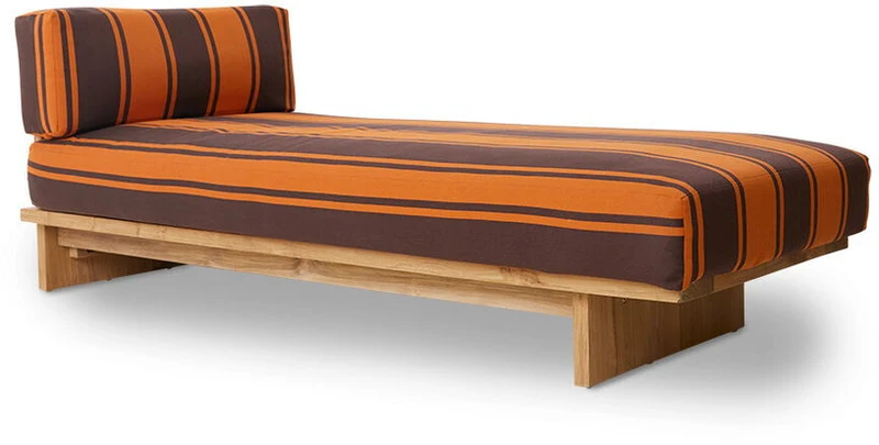 Banquette d'extérieur Teck Retro - HKLIVING