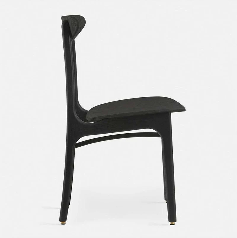 Chaise en frêne noir 52 x 45 Timber - 366 Concept