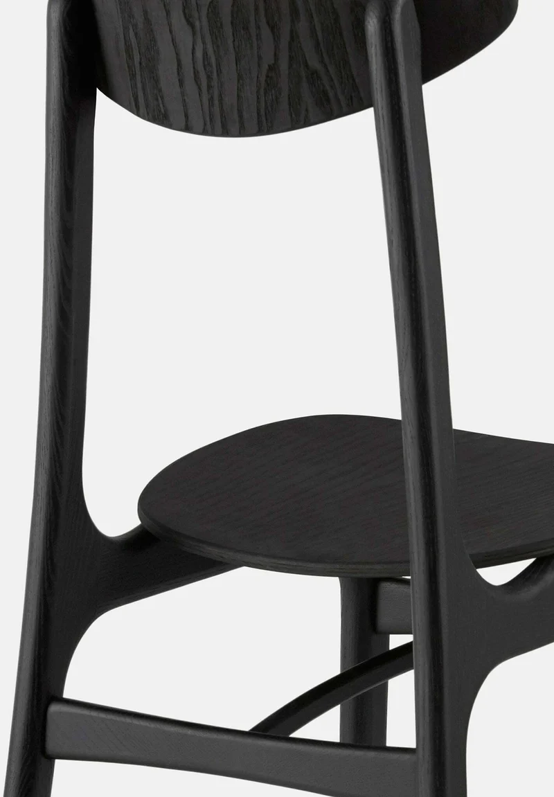 Chaise en frêne noir 52 x 45 Timber - 366 Concept