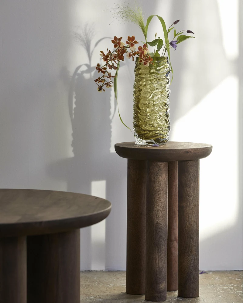 Table basse en bois de manguier marron 40 x 70 cm Helin - Nordal