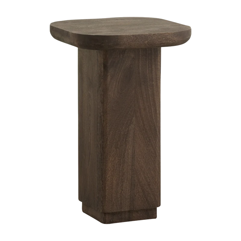 Table d'appoint en bois de manguier marron 32 x 48,5 cm Toke - Nordal