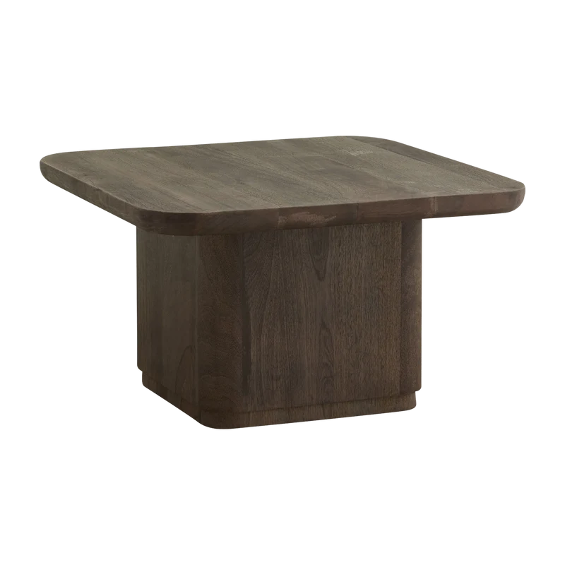 Table basse en bois de manguier marron 70x70x40cm Toke - Nordal