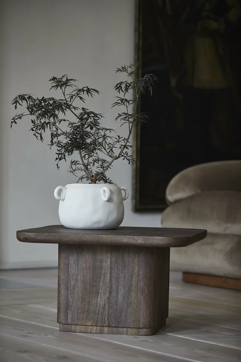 Table basse en bois de manguier marron 70x70x40cm Toke - Nordal