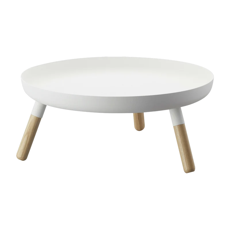 Plateau en acier avec pieds blanc Plain - Yamazaki