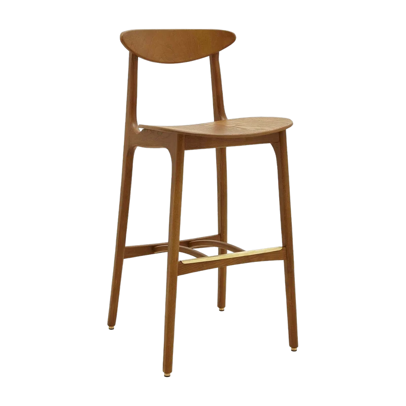 Chaise de bar en frêne foncé 75 cm Timber - 366 Concept