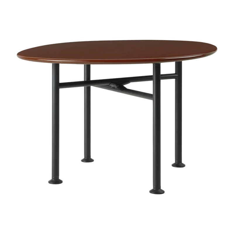 Table basse en céramique rouge rocheux 60x60 cm Carmel - Gubi