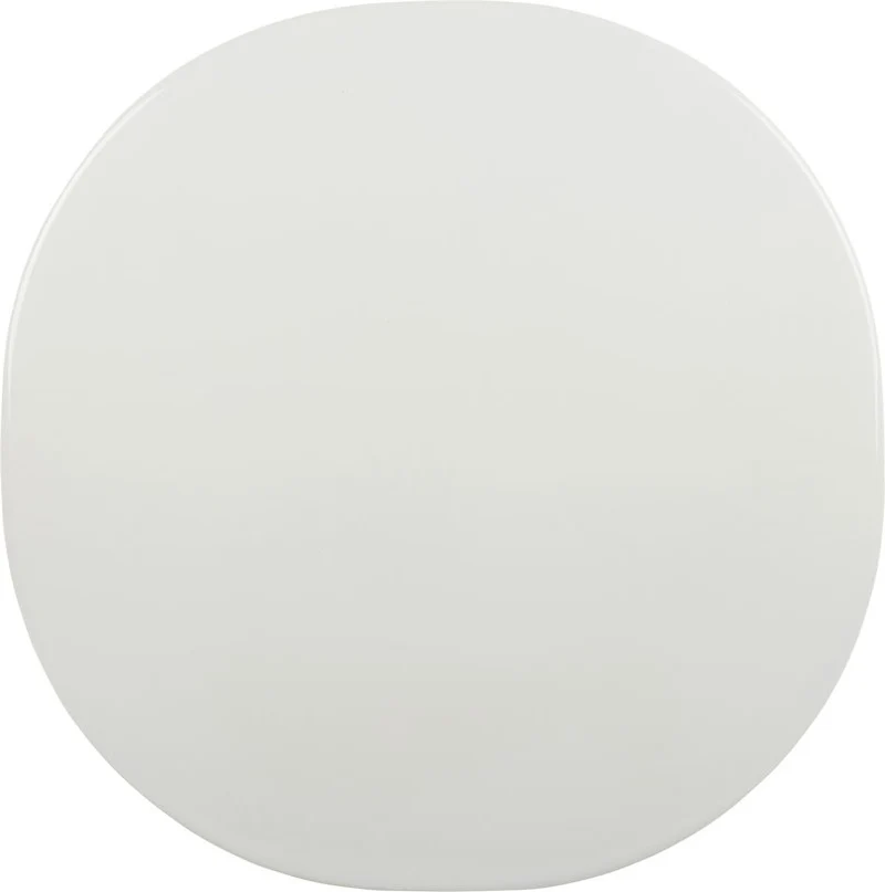 Table basse en céramique blanc palourde 75x75 cm Carmel - Gubi