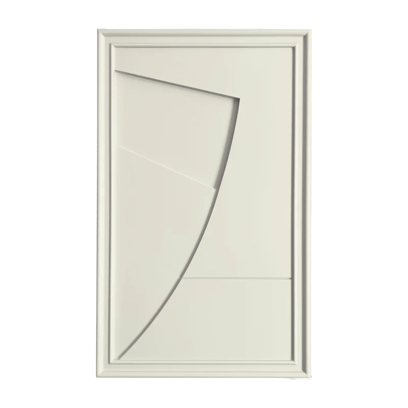 Tableau en bois blanc oyster 80 cm Arch - Likya