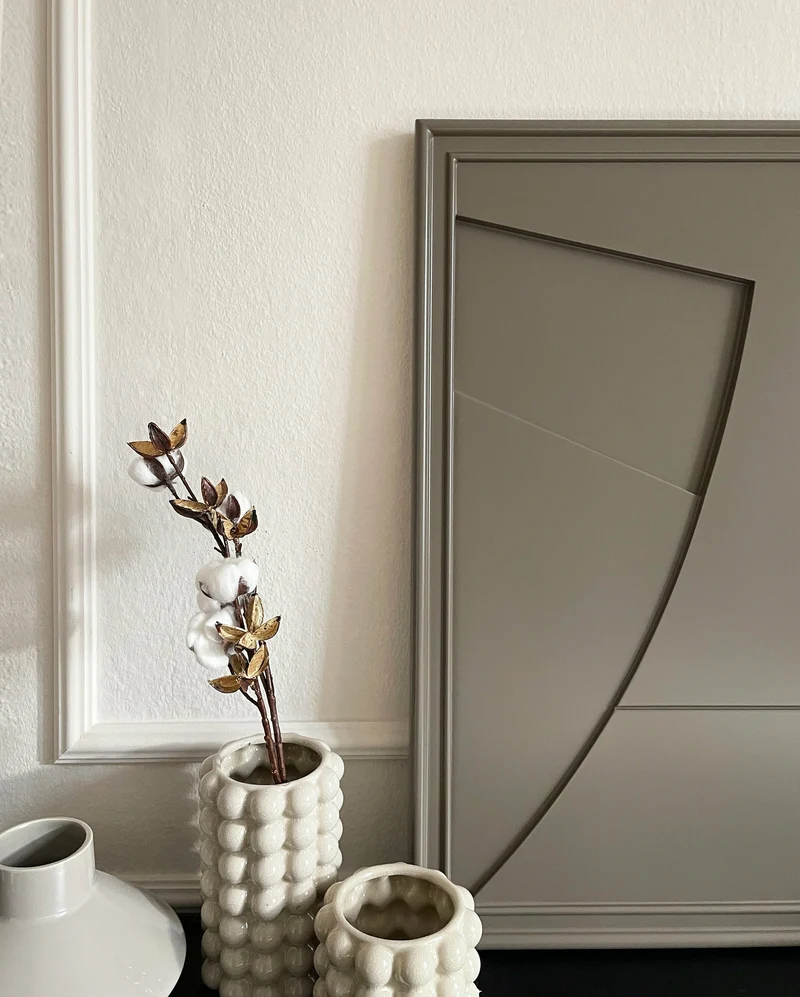 Tableau en bois beige cocoa 80 cm Arch - Likya