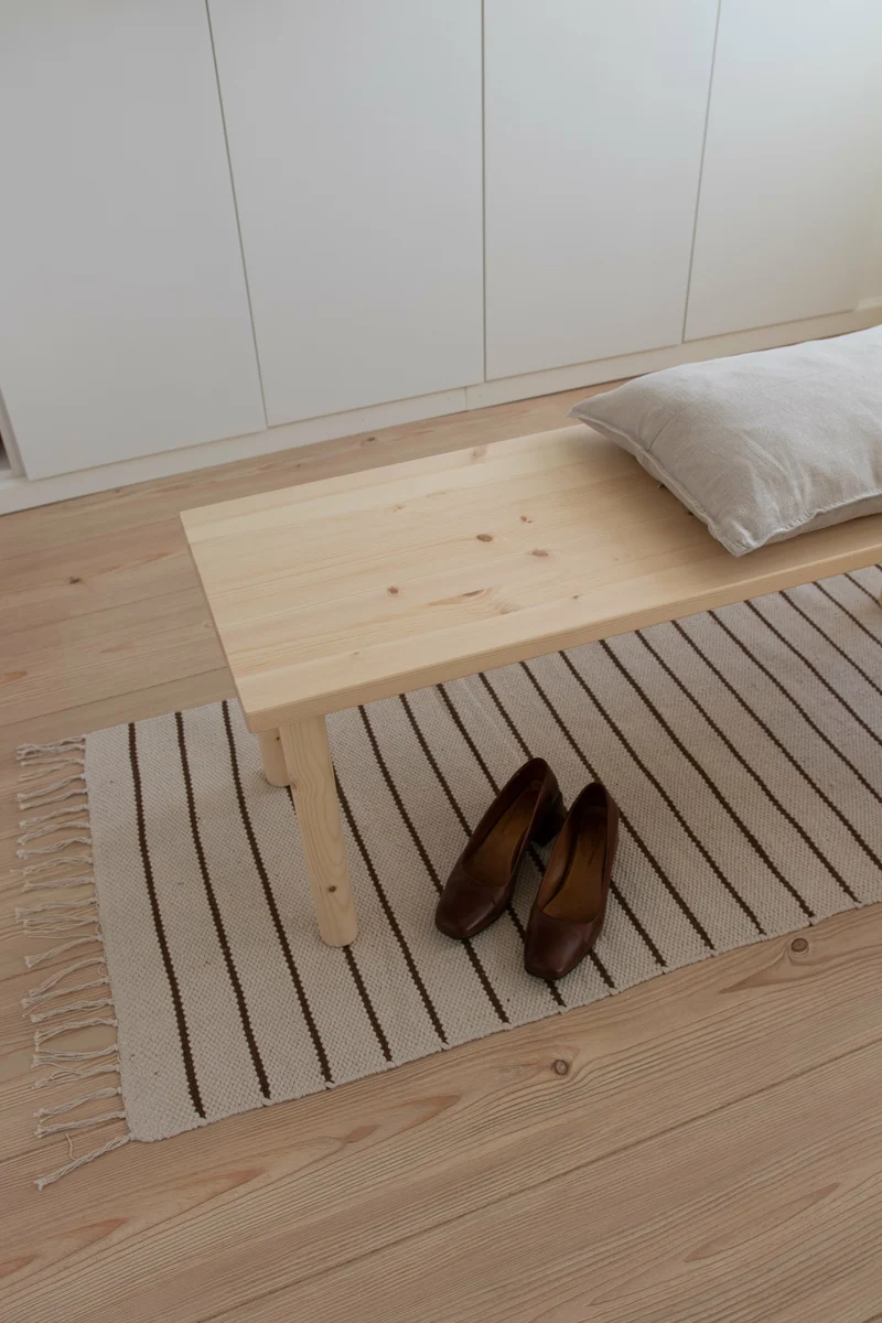 Banc en pin clair laqué 120 cm Pace - Karup Design