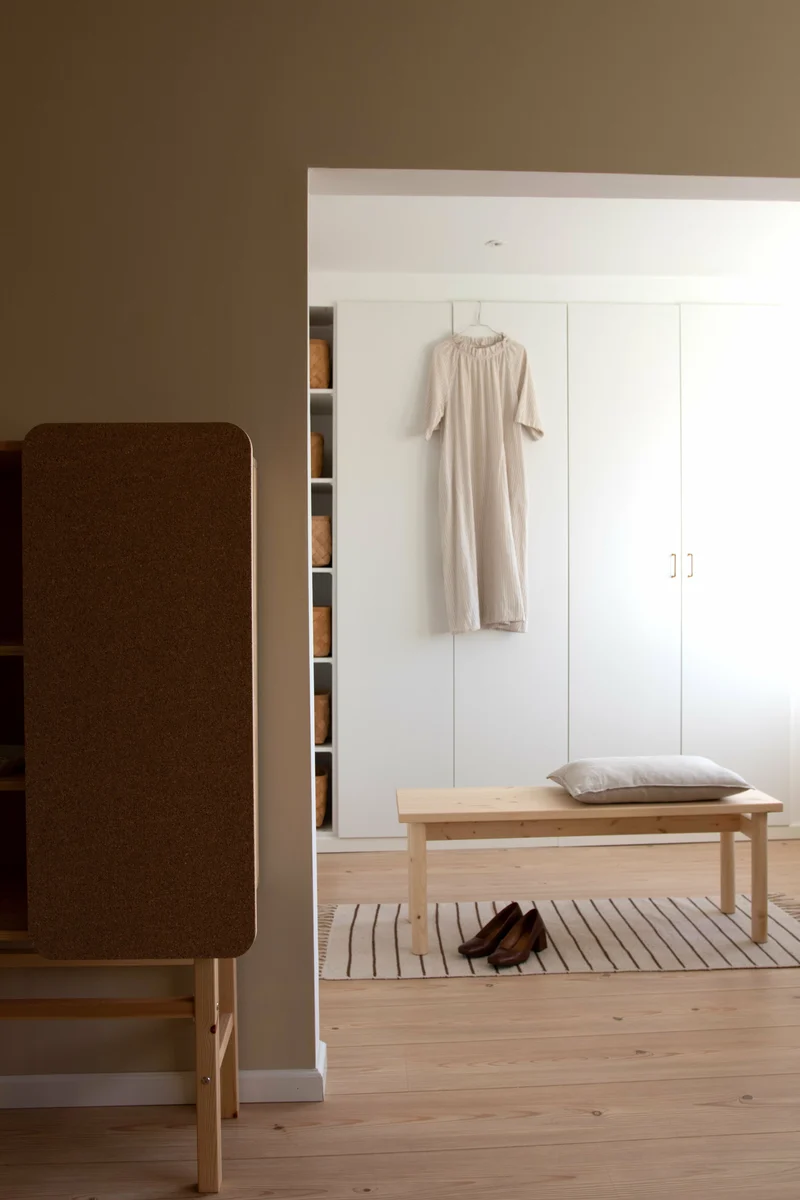 Banc en pin clair laqué 120 cm Pace - Karup Design