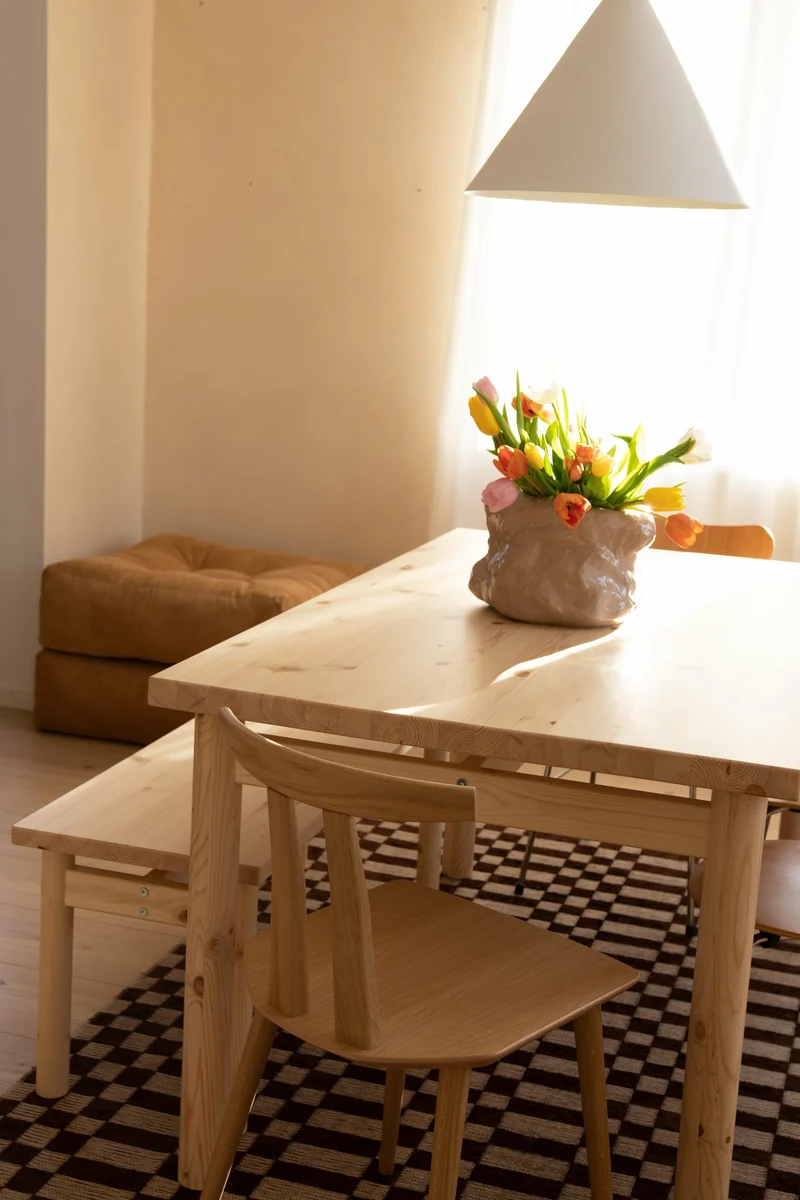 Banc en pin clair laqué 120 cm Pace - Karup Design