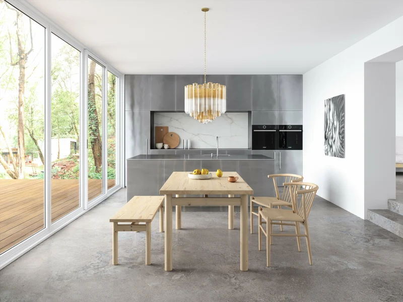 Table en pin clair laqué 150 x 85 cm Pace - Karup Design