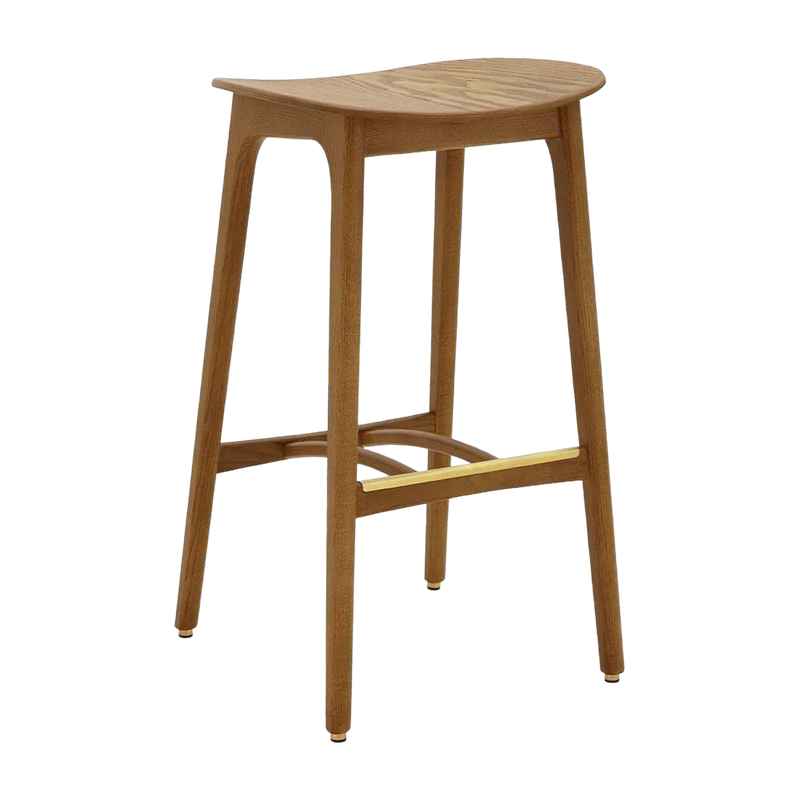 Tabouret de bar en frêne 65 cm Timber - 366 Concept