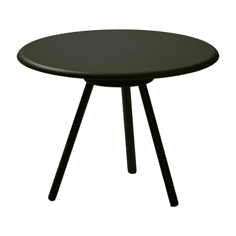 Table basse en aluminium noir 62 x 45 cm Zebra - Fast Spa