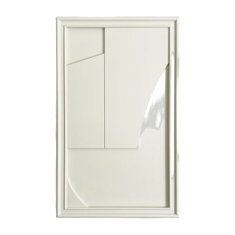 Tableau en bois blanc oyster 80 cm Verge - Likya