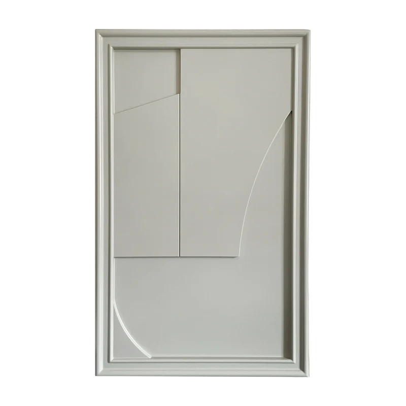Tableau en bois gris 80 cm Verge - Likya