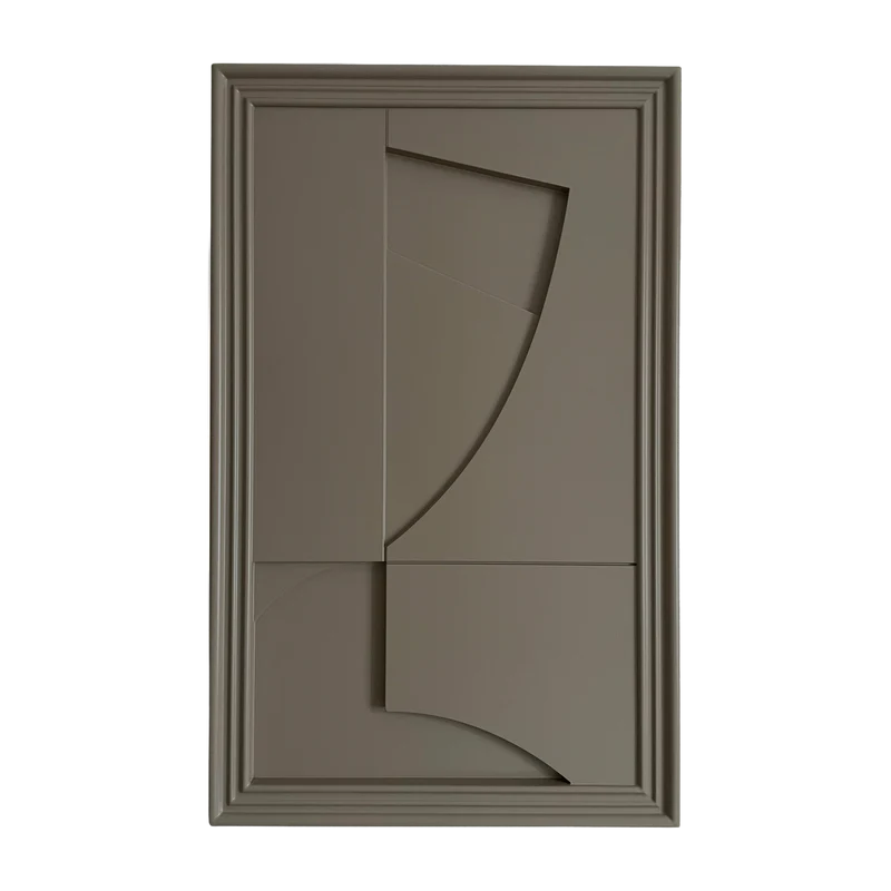 Tableau en bois beige cocoa 80 cm Randonne - Likya