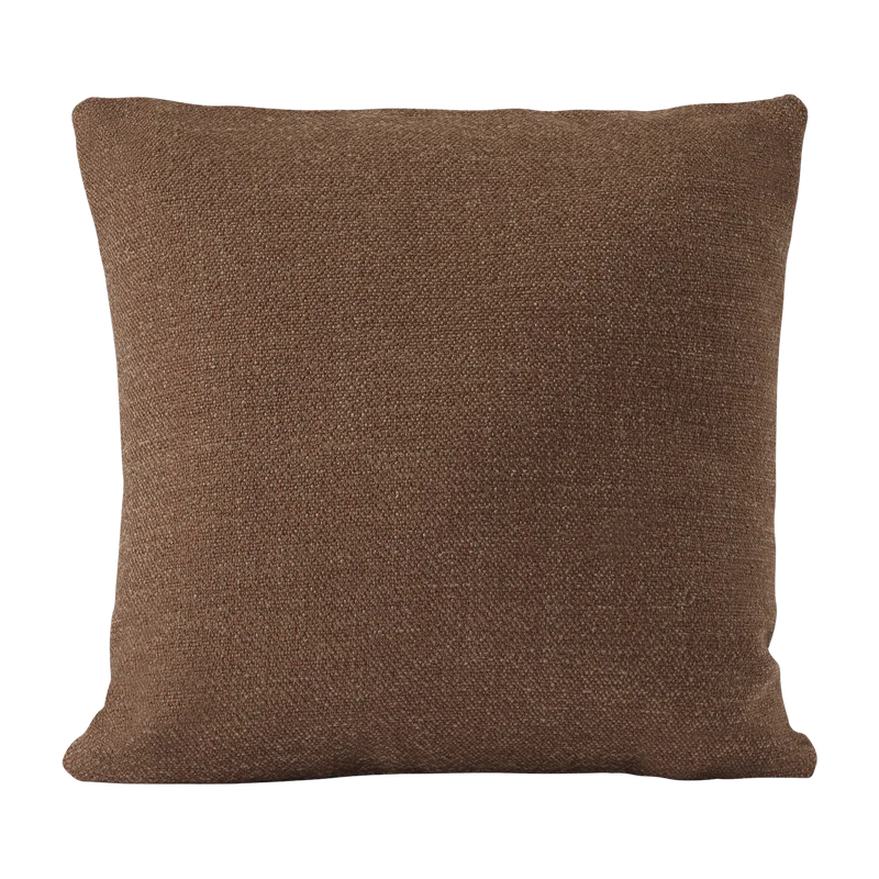 Coussin à double face marron et bleu clair 45 x 45 cm Mingle - Muuto