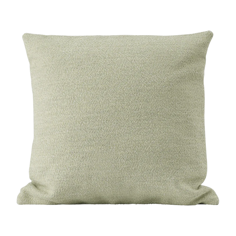 Coussin à double face vert clair et gris 45 x 45 cm Mingle - Muuto