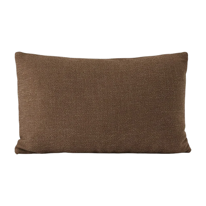 Coussin à double face marron et bleu clair 35 x 55 cm Mingle - Muuto