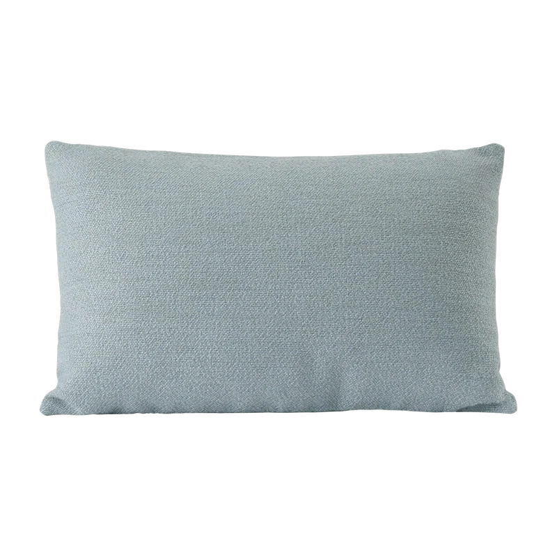 Coussin à double face bleu clair et vert 35 x 55 cm Mingle - Muuto